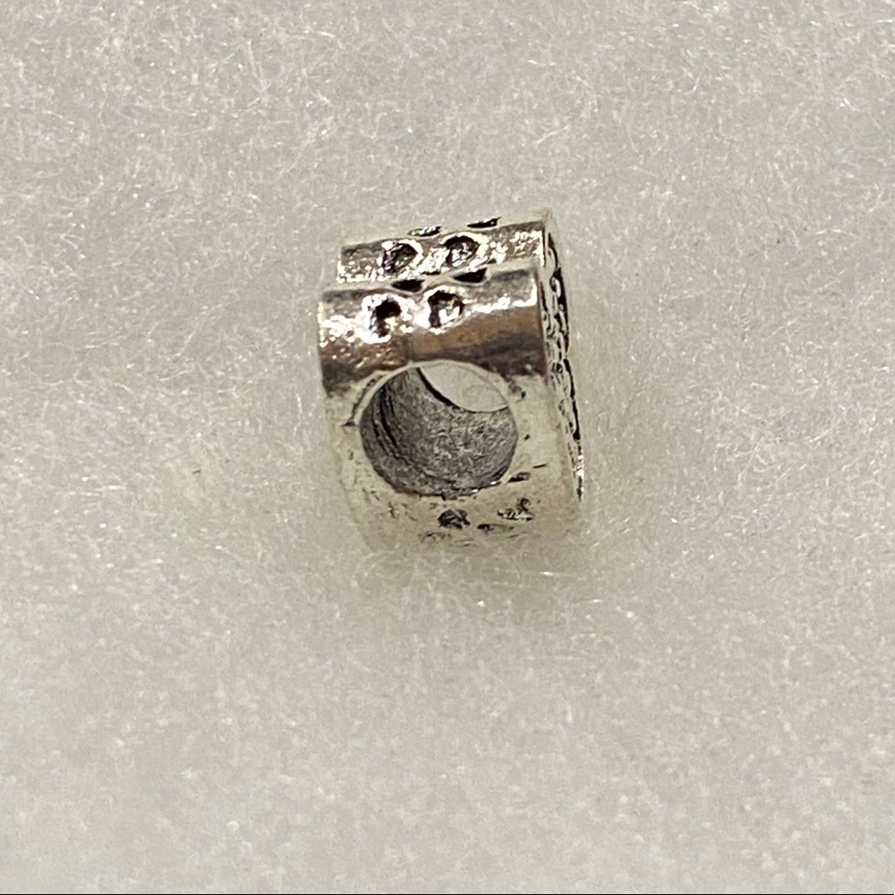 NEW•Silver Heart w/Mickey head DIY charm/bead - Picture 5 of 6